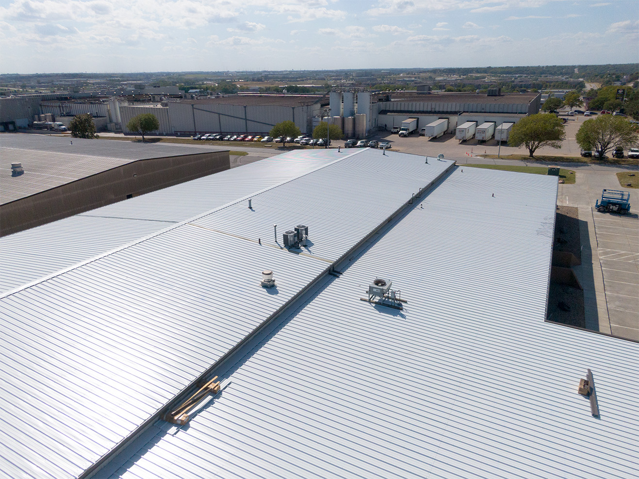 Standing Seam and R-Panel Metal Roof Systems in Greenville
